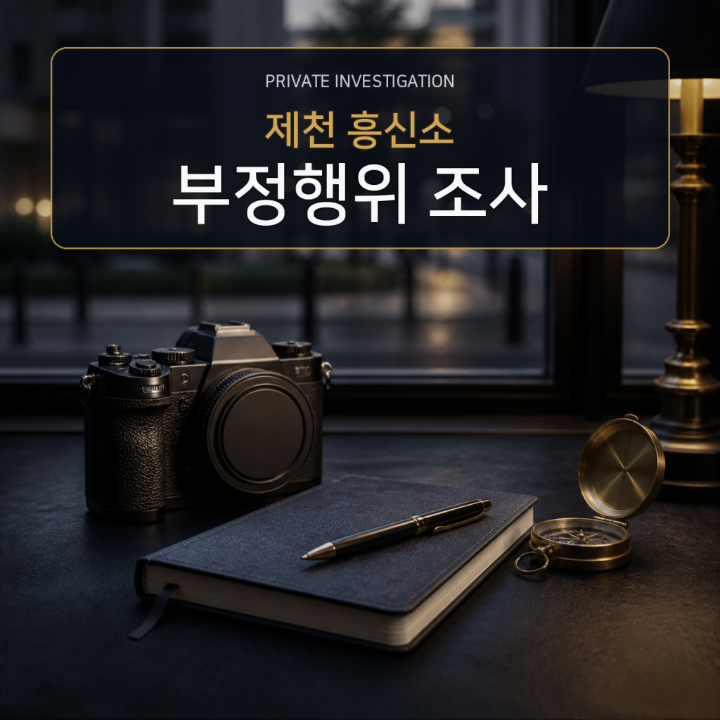 제천 부정행위 사실조사 전문 흥신소
